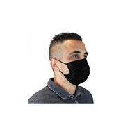 Lot de 50 masques chirurgicaux 3 plis jetables type II R - Noir