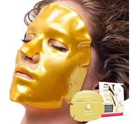 Lot de 50 masques faciaux en poudre d'or 24 carats cristal Infinitive Beauty - Patch anti-âge, soin de la peau, anti-rides, hydratant, hydratant, uplifting, blanchissant, élimine les taches et les