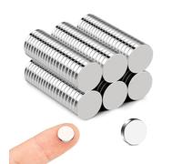 Lot de 50 Mini aimants Rond 8x1mm, Petits aimants néodyme puissants, pour réfrigérateur, Images, Tableau Blanc et DIY, l'artisanat, la Cuisine et la Maison (50 pièces 8x1mm)