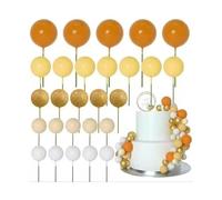 Lot de 50 mini ballons pour décoration de gâteaux et cupcakes - Décoration festive pour célébrations, mariages, amours