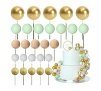 Lot de 50 mini ballons pour décoration de gâteaux et cupcakes - Décoration festive pour célébrations, mariages, amours