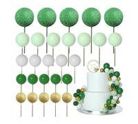 Lot de 50 mini ballons pour décoration de gâteaux et cupcakes - Décoration festive pour célébrations, mariages, amours