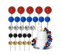 Lot de 50 mini ballons pour décoration de gâteaux et cupcakes - Décoration festive pour célébrations, mariages, amours