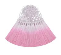 Lot de 50 mini glands en soie pour loisirs créatifs DIY marque-pages fabrication de bijoux mignons perlés, boucles d'oreilles pour fille, porte-clés, remise de diplômes, petite clé, long ruban tissu