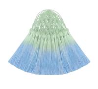 Lot de 50 mini glands en soie pour loisirs créatifs, marque-pages, fabrication de bijoux mignons, boucles d'oreilles pour fille, porte-clés, remise de diplôme, petite clé, long ruban de tissu