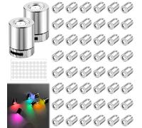 Lot de 50 mini lumières LED pour maison de poupée, mini lumières électriques pour décoration de fête, jouets, briques de construction, vitrines, accessoires de maison de poupée