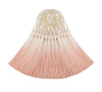 Lot de 50 mini pompons en soie marque-pages, bijoux mignons perles en résine, boucles d'oreilles filles, porte-clés, remise diplôme