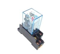 Lot de 50 mini-relais électromagnétiques électroniques LY2NJ HH62P HHC68A-2Z, bobine 10 A 8 broches DPDT avec socle, DC 12 V 24 AC 110 220(DC 24V)