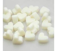 Lot de 50 mini savons en forme de cœur naturel - Lait de brebis - Cadeau d'invité pour mariage