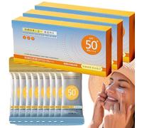 Lot de 50 mini tubes de crème solaire en format voyage, protection solaire imperméable avec protection UVA/UVB SPF 50+ (3)