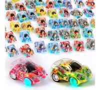 Lot de 50 mini voitures à tirer pour enfants, petites voitures de course à tirer pour enfants, boîte à trésors, prix de classe, piñatas, paniers