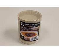 Lot de 50 moules à Papier Bio Food Pack 109 mm 142 ML