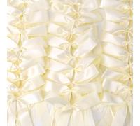 Lot de 50 nœuds pour antenne de voiture - Ruban de satin fait à la main - Pour mariage et fête - Beige