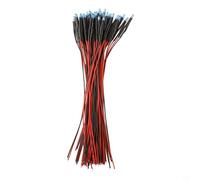Lot de 50 options d'éclairage flexibles pour émetteurs LED pré-câblés en différentes couleurs pour tous vos besoins (bleu)