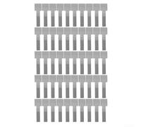 Lot de 50 organiseurs de cordons réglables pour gérer efficacement différents types de cordons dans votre espace (gris)