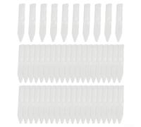 Lot de 50 ou 100 étiquettes en plastique pour plantes avec extrémité pointue pour un placement stable du sol dans les parterres de fleurs et les jardins d'herbes aromatiques (50 pièces)