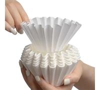 Lot De 50 Ou 100 Filtres À Café En Papier For Machine À Café 155 X 45 Mm, Compatibles Avec Les Machines À Café Goutte-à-goutte B75 (1 À 2 Tasses)(White 100pcs)