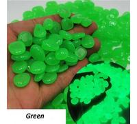 Lot de 50 ou 100 pochoirs luisants dans l'obscurité,décoration pour jardin,aquarium - Type 13-17mm green-100pcs #A