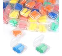 Lot de 50 paires de bouchons d'oreille en mousse réutilisables Ultra doux pour le travail, les concerts, les voyages et les études