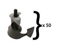 Lot de 50 Pales et joints ACTIFRY pour Friteuse, Airfryer SEB XA900302, SS-990596