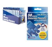 Lot de 50 pansements bleus sans latex respirants et flexibles pour les phalanges