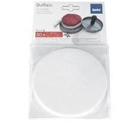 Lot de 50 papiers cuisson - KELA - Buffalo - Papier anti-adhésif spécial Burger - Ø11cm