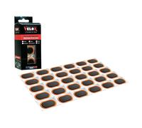 Lot de 50 patch réparation de pneu route-city-vtt Velox 32 x 50 mm Noir