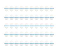 Lot de 50 patchs de couverture invisibles sans couture - Autocollants imperméables - Hypoallergénique - Résistant à la transpiration - Résistant à la transpiration - Pour un éclaircissement instantané