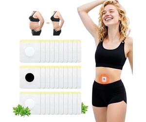 Lot de 50 patchs minces minces pour perdre du poids sur le ventre - Autocollants pour perte de poids doux pour la peau contre la cellulite