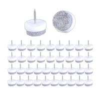 Lot de 50 patins de protection pratiques en feutre pour parquet et clous de sol stratifié dans des designs ABS
