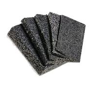 Lot de 50 patins de terrasse 100 x 50 mm x 3 mm 6 mm 8 mm 10 mm 20 mm | Supports en granulés de caoutchouc | Sélectionnez l'épaisseur et la quantité au choix (20 mm I I 50 pièces)