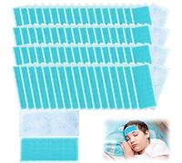 Lot de 50 pavés de froid pour problèmes de fièvre et de migraine, pansements rafraîchissants pour maux de tête, compresses froides instantanées pour adultes, bébés