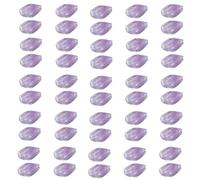 Lot de 50 perles en verre faites à la main - Pétales dégradés - Fournitures de décoration pour la fabrication de bijoux en épingle à cheveux et projets de fabrication de bijoux
