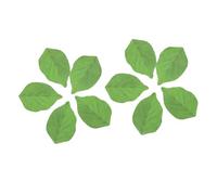 Lot de 50 petits blocs-notes fantaisie en forme de feuille pour réfrigérateur, ordinateur portable, calendrier