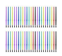 Lot de 50 petits pinceaux en nylon pour aquarelle, gouache, acrylique, artiste, nylon, petite aquarelle