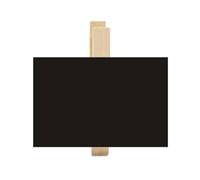 Lot de 50 petits tableaux noirs à clipser pour mémos, notes, étiquettes alimentaires, petit tableau à message en bois avec clips d'étiquetage pour mariage, loisirs créatifs