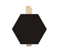 Lot de 50 petits tableaux noirs à clipser pour mémos, notes, étiquettes alimentaires, petit tableau à message en bois avec clips d'étiquetage pour mariage, loisirs créatifs