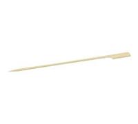 Lot de 50 pics à brochette en bois de 25 cm Fackelmann Wood Edition Bois brun G