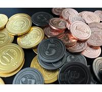 Lot de 50 pièces de monnaie en métal (pièces industrielles)