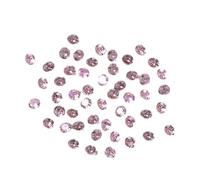 Lot de 50 pierres d'arbustes en forme de forme ronde pour ongles en acrylique