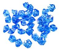 Lot de 50 pierres précieuses en acrylique transparent pour vase ou décoration de table de mariage (A, taille unique)