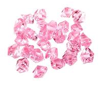 Lot de 50 pierres précieuses en acrylique transparent pour vase ou décoration de table de mariage (B, taille unique)