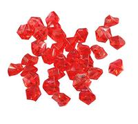 Lot de 50 pierres précieuses en acrylique transparent pour vase ou décoration de table de mariage (E, taille unique)