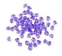Lot de 50 pierres précieuses en acrylique transparent pour vase ou décoration de table de mariage (J, taille unique)