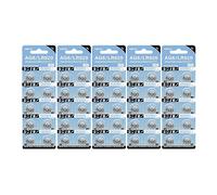 Lot de 50 piles alcalines AG6/LR920 320 mAh longue durée pour montre télécommande jouet