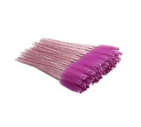 Lot de 50 pinceaux à cils exquis pour la Saint-Valentin, applicateurs de poils doux, pincettes à sourcils, rose rouge/violet/rouge