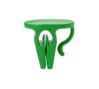 Lot de 50 pinces porte-gobelets TUSCA de couleur verte