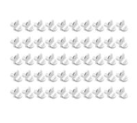 Lot de 50 piquets d'étagère en forme de L pour étagère - Support mural fixe