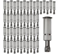 Linxor - Lot de 50 pitons Douilles escamotables en INOX Ø 12 mm