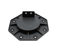 Lot de 50 plots 18-30 mm pour terrasse bois et composite Noir, Unités - 50 plots